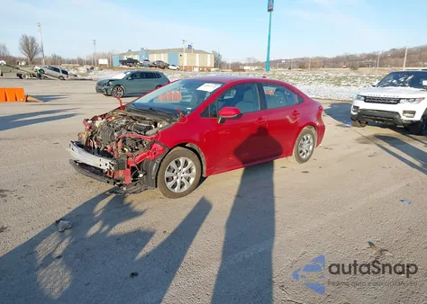 2021 Toyota Corolla Le из США, поврежденный, VIN 5YFEPMAE2MP241489